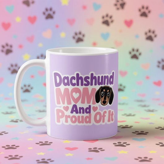 Dachshund Moeder en Trots erop Koffiemok