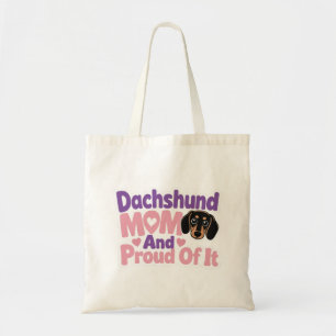 Dachshund Moeder en Trots erop Tote Bag