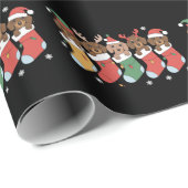 Dachshund Moeder Kerstmis Hond Liefhebber Geschenk Cadeaupapier (Rol Hoek)