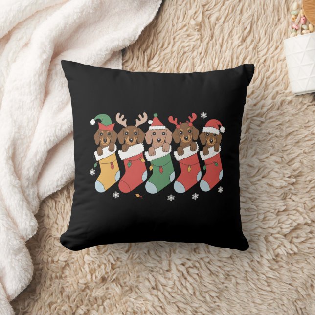 Dachshund Moeder Kerstmis Hond Liefhebber Geschenk Kussen (Deken)