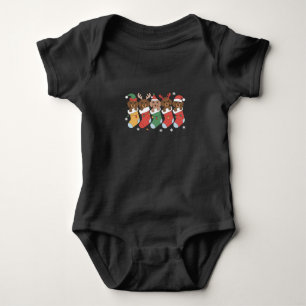 Dachshund Moeder Kerstmis Hond Liefhebber Geschenk Romper