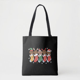 Dachshund Moeder Kerstmis Hond Liefhebber Geschenk Tote Bag