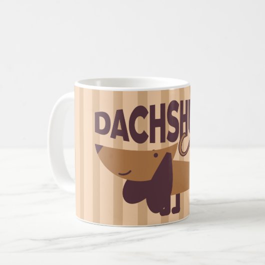Dachshund Moeder Mok (Voorkant links)