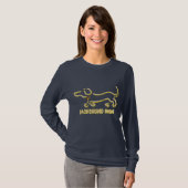 Dachshund Moeder T-Shirt (Voorkant volledig)