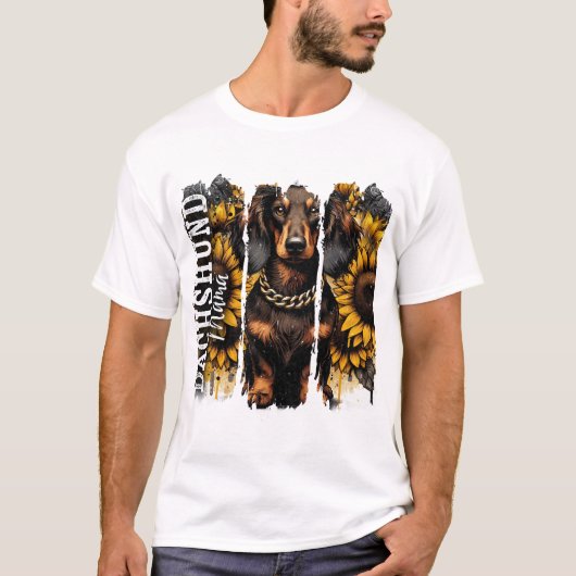 Dachshund Moeder T-shirt (Voorkant)