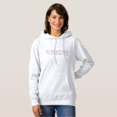 Dachshund Moeder Varsity Script Opgericht Hoodie (Voorkant volledig)