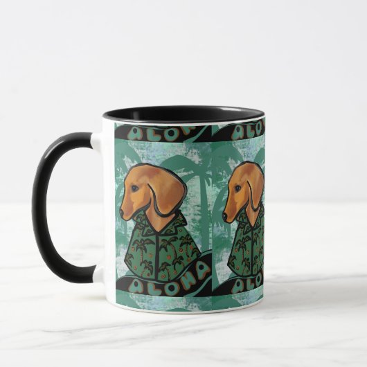 Dachshund Mok (Links)