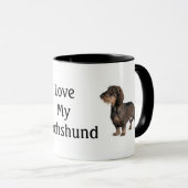 Dachshund Mok (Voorkant rechts)