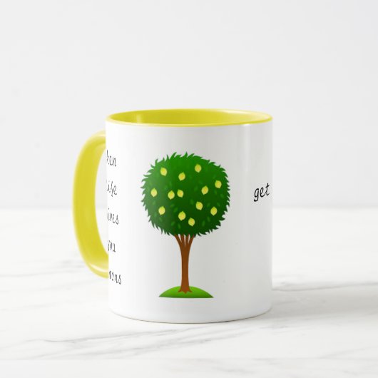 Dachshund-Mok als het leven je leemten geeft Mok (Voorkant links)