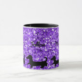 Dachshund Mok Doxie Cadeau Weense Hond Silhouet (Midden)