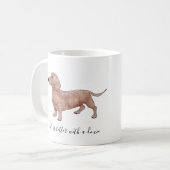 Dachshund-mok Koffiemok (Voorkant links)