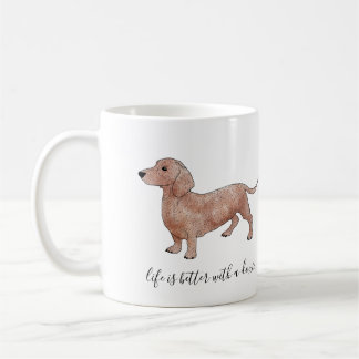 Dachshund-mok Koffiemok
