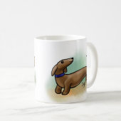 Dachshund-Mok Koffiemok (Voorkant rechts)