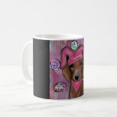 Dachshund-mok Koffiemok (Voorkant links)