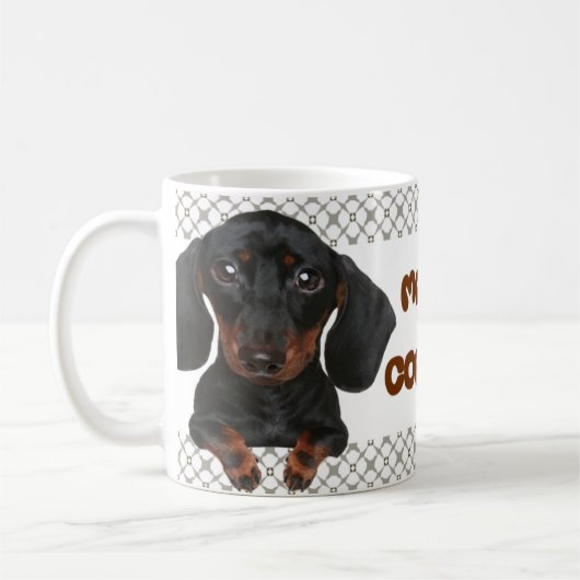 Dachshund-Mok | Mmm.. Koffie! Koffiemok (Links)
