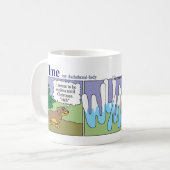 Dachshund-Mok: Winter Koffiemok (Voorkant links)