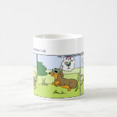 Dachshund-Mok: zomer Koffiemok (Center)