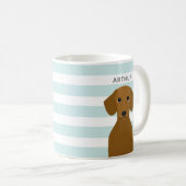 Dachshund-Mokken Koffiemok (Voorkant rechts)