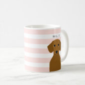 Dachshund-Mokken Koffiemok (Voorkant rechts)