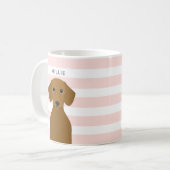 Dachshund-Mokken Koffiemok (Voorkant links)