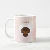 Dachshund-Mokken Koffiemok (Links)