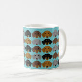 Dachshund-Mokken Koffiemok (Voorkant rechts)