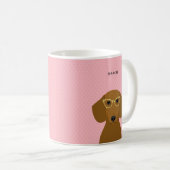 Dachshund-Mokken Koffiemok (Voorkant rechts)