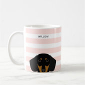 Dachshund-Mokken Koffiemok (Links)