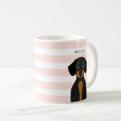 Dachshund-Mokken Koffiemok (Voorkant rechts)