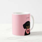 Dachshund-Mokken Koffiemok (Voorkant rechts)