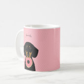 Dachshund-Mokken Koffiemok (Voorkant links)