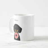 Dachshund-Mokken Koffiemok (Voorkant links)