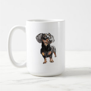 Dachshund mokkop - worsthond koffiemok, weiner dog koffiemok