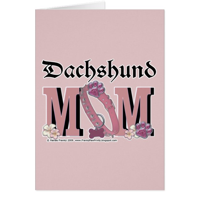 Dachshund MOM (Voorkant)