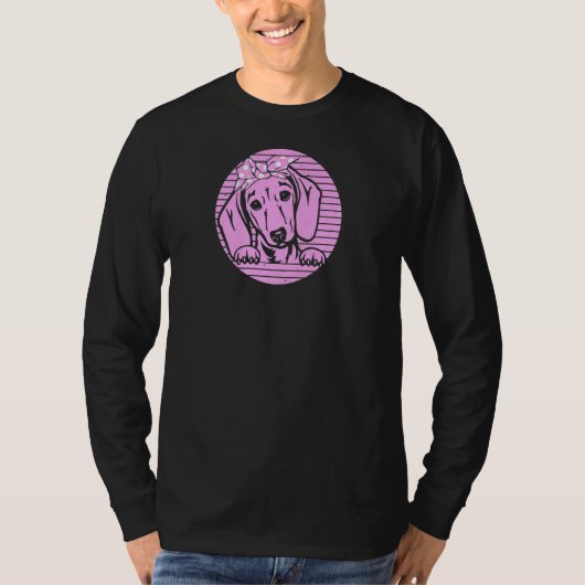 Dachshund mom Dog T-shirt (Voorkant)