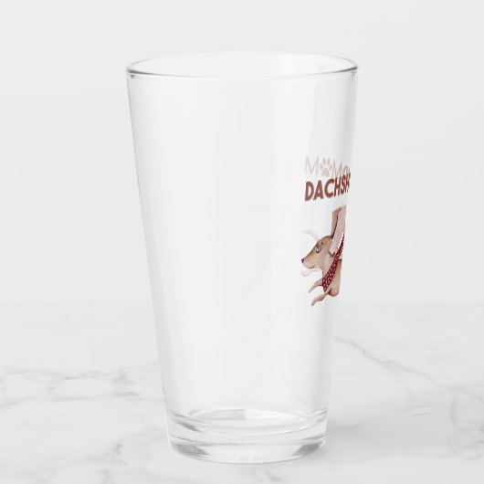 DACHSHUND MOM GLAS (Rechts)