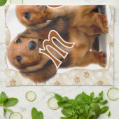 Dachshund MOM Theedoek (Gevouwen)