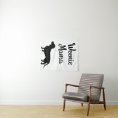 Dachshund Mom  Weiner Dog Womens Gift Premium Wandkleed (In Situ (horizontaal))