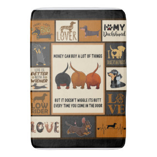 Dachshund Money kan veel dingen kopen in Dachshund Badmat