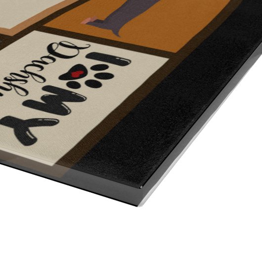 Dachshund Money kan veel dingen kopen in Dachshund Snijplank (Hoek)