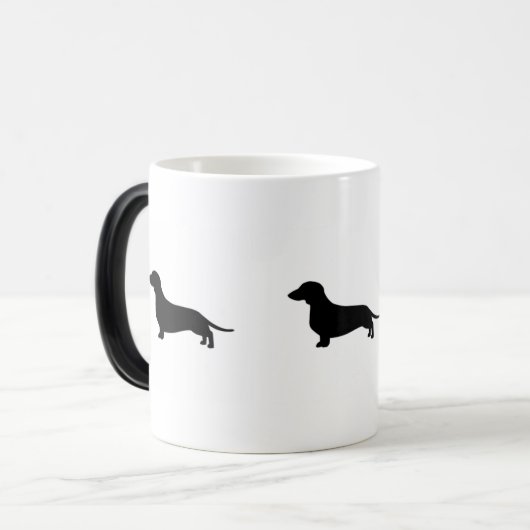 Dachshund morphing mok (Voorkant links)