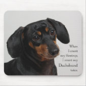 Dachshund Mousepad Muismat (Voorkant)
