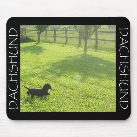 Dachshund Mousepad Muismat (Voorkant)