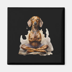 Dachshund Muay Thai Boksen Karate Kickboksen Marti Magneet