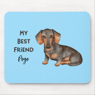 Dachshund My Best Friend Custom Pet Name Muismat