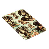 Dachshund Naadloos schilderen Magneet (Rechterzijde)