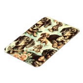 Dachshund Naadloos schilderen Magneet (Linkerzijde)