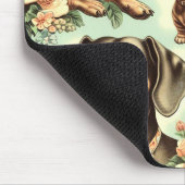  Dachshund Naadloos schilderen Muismat (Hoek)