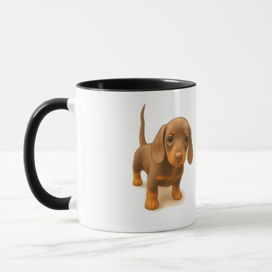 Dachshund Neem me alsjeblieft mee! Mok (Links)