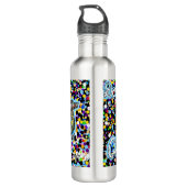 Dachshund Niet Shop Adopteer Glas Waterfles (Achterkant)